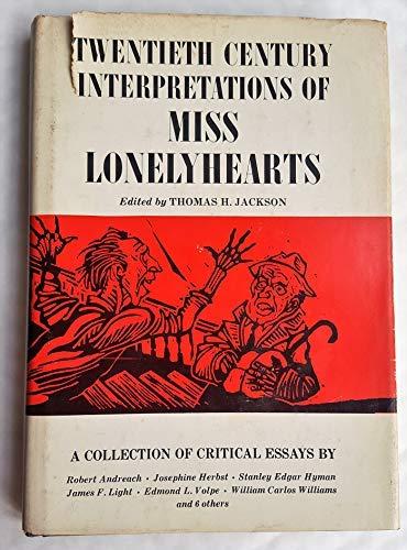 Book Twentieth century interpretations of Miss Lonelyhearts;: A collection of critical essays free