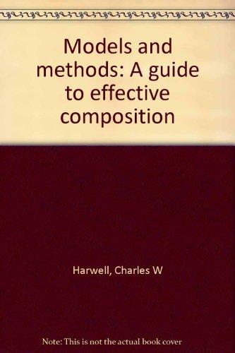 Book Models And Methods: A Guide To Effective Composition free