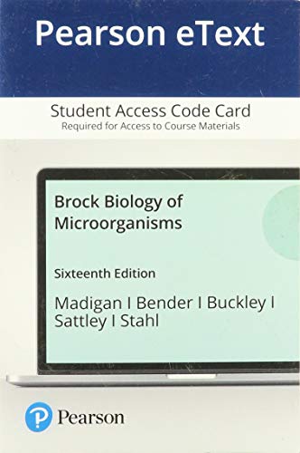 Book Pearson eText for Brock Biology of Microorganisms -- Access Card (16th Edition) free