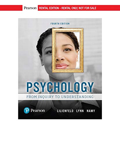 Book Psychology: From Inquiry to Understanding [RENTAL EDITION] free