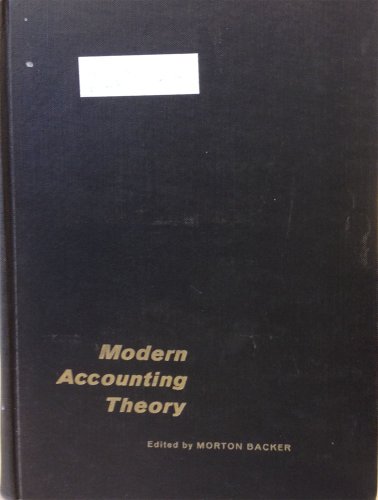 Book Modern Accounting Theory free