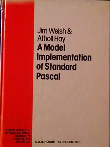 Book A Model Implementation of Standard Pascal (Prentice-hall International Series in Computer Science) free