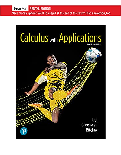 Book Calculus with Applications, 12th Edition free