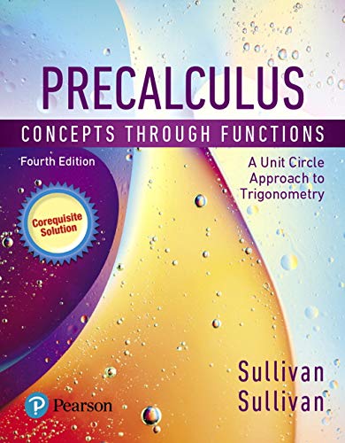 Book MyLab Math with Pearson eText -- 24-Month Standalone Access Card -- for Precalculus: Concepts Through Functions, A Unit Circle Approach to Trigonometry, A Corequisite Solution free