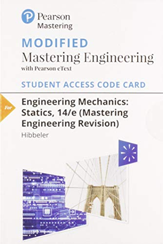 Book Engineering Mechanics: Statics, Student Value Edition Plus Modified Mastering Engineering Revision with Pearson eText -- Access Card Package free