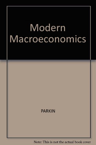 Book MODERN MACROECONOMICS free