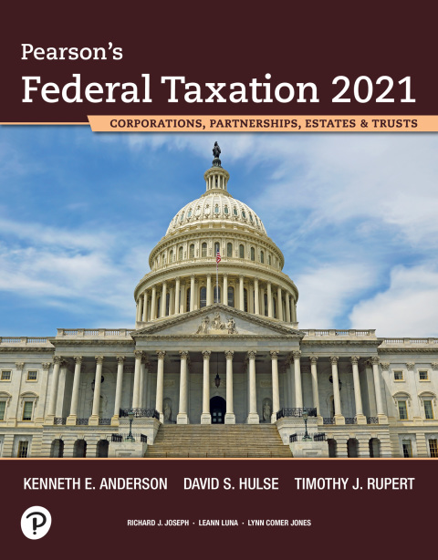 Book Pearson's Federal Taxation 2021 Corporations, Partnerships, Estates & Trusts free