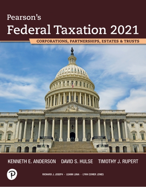 Book Pearson's Federal Taxation 2021 Corporations, Partnerships, Estates & Trusts free