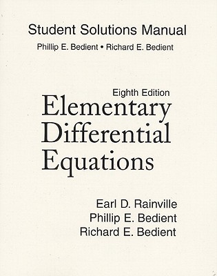Book Student Solutions Manual for Elementary Differential Equations free