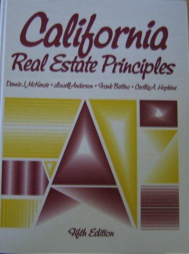 Book California Real Estate Principles (5th Ed) (prentice Hall Series In California Real Estate) free
