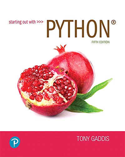 Book Starting Out with Python [RENTAL EDITION] free