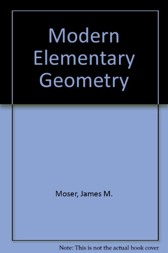 Book Modern Elementary Geometry free