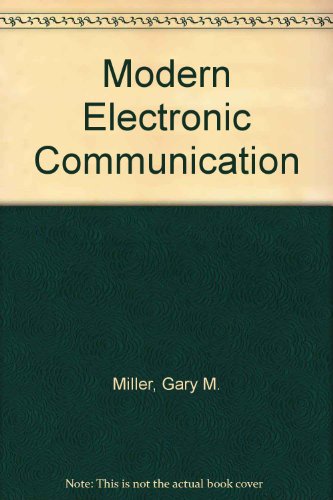 Book Modern electronic communication free