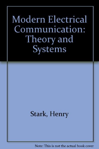 Book Modern Electrical Communications free