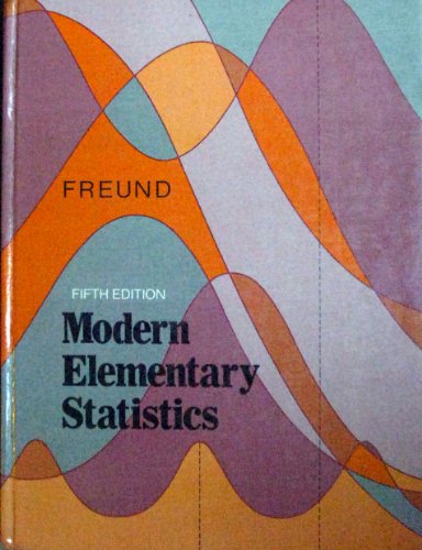 Book Modern elementary statistics free