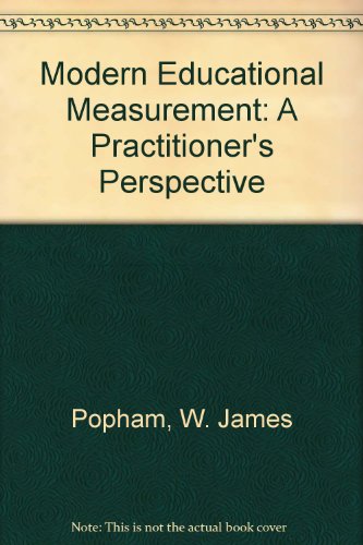 Book Modern Education Measurement: A Practitioner's Perspective (Second Edition) free