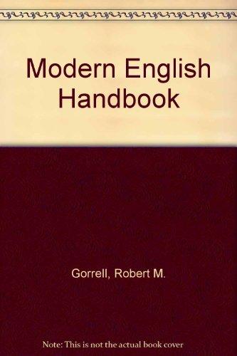 Book Modern English Handbook free