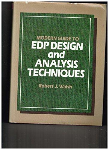 Book Modern Guide To Electronic Data Processing Design And Analysis Techniques free