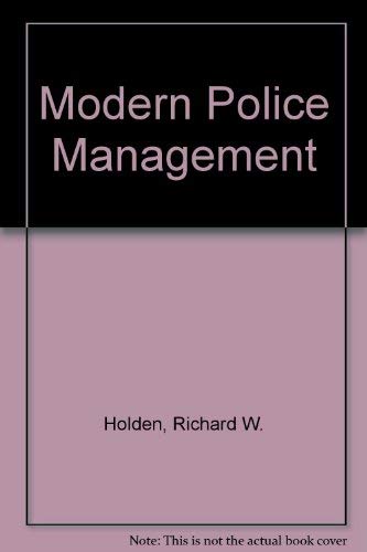 Book Modern police management free