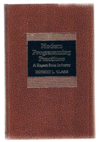 Book Modern Programming Practices: A Report From Industry free