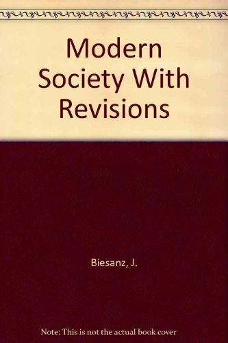 Book Modern Society With Revisions free