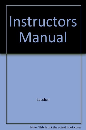 Book Instructors Manual free