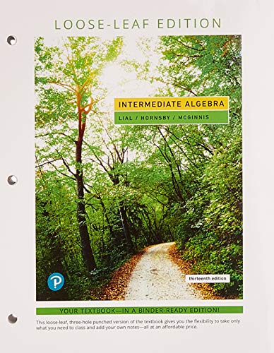 Book Intermediate Algebra, Loose-Leaf Edition Plus MyLab Math with Pearson eText -- 18 Week Access Card Package free