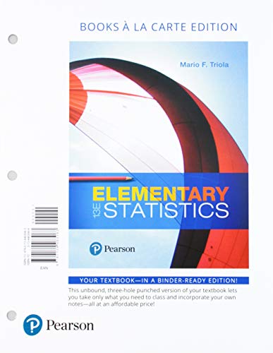 Book Elementary Statistics, Loose-Leaf Edition Plus MyLab Statistics with Pearson eText -- 18 Week Access Card Package free