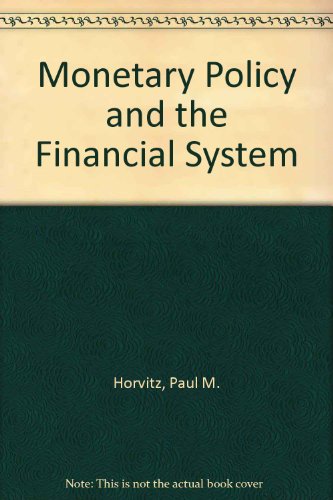 Book Monetary policy and the financial system free