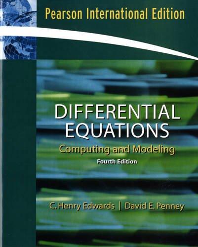 Book Differential Equations Computing and Modeling, 4th Edition (International) free