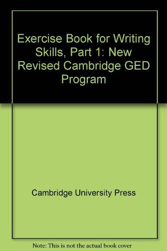 Book Exercise Book for Writing Skills, Part 1: New Revised Cambridge GED Program free