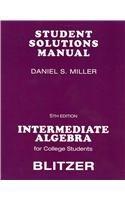 Book Student Solutions Manual for Intermediate Algebra for College Students free
