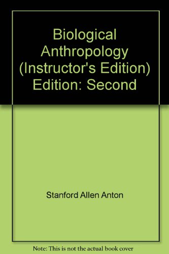 Book Biological Anthropology (Instructor's Edition) free