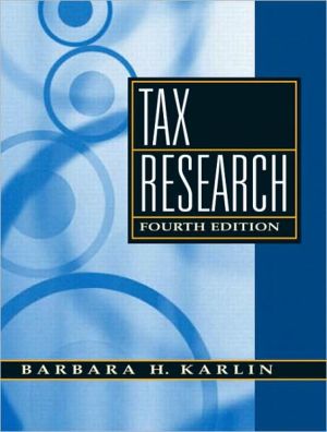 Book Tax Research (4th Edition) free