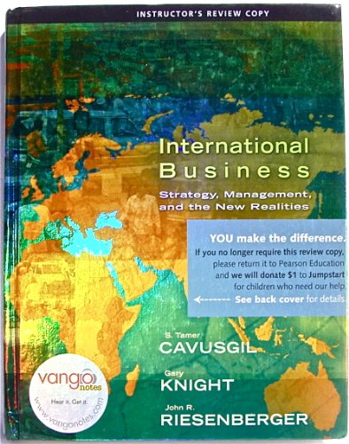 Book International Business Strategy, Management and the New Realities Instructor's Review Copy free