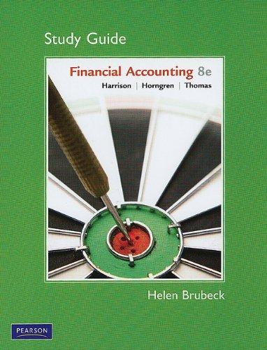 Book Study Guide with DemoDocs for Financial Accounting free
