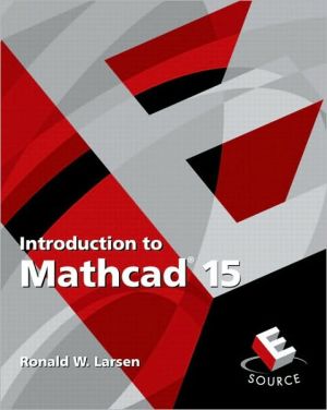 Book Introduction to Mathcad 15 free
