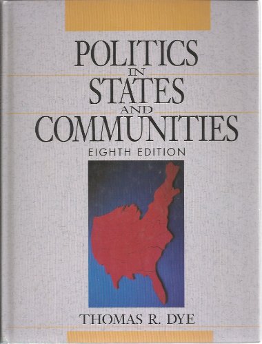 Book Politics In States And Communities free