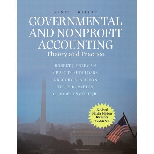 Book Governmental and Nonprofit Accounting free