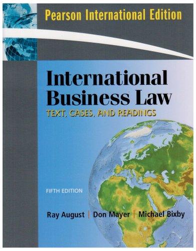 Book International Business Lawinternational free