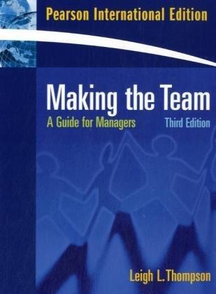 Book Making The Team International Edition free