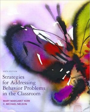 Book Strategies for Addressing Behavior Problems in the Classroom free