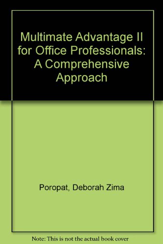 Book Multimate Advantage Ii For Office Professionals: A Comprehensive Approach free