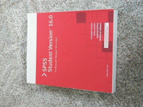 Book SPSS 16.0 Student Version for Windows by Inc. Spss (2008-02-27) free