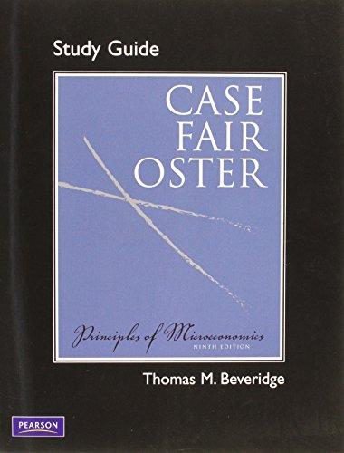 Book Study Guide for Principles of Microeconomics free