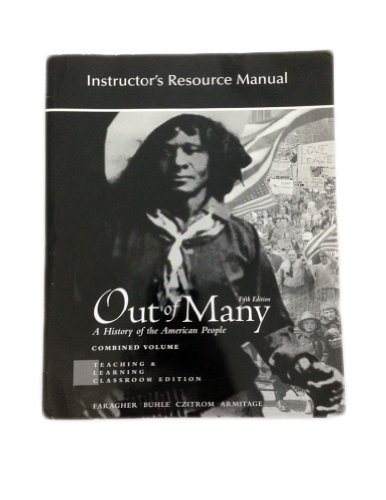 Book Out Of Many, A History Of The American People (combined Volume) (instructor's Resource Manual) free