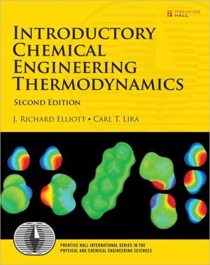 Book Introductory Chemical Engineering Thermodynamics (Prentice Hall International Series in the Physical and Chemi) free