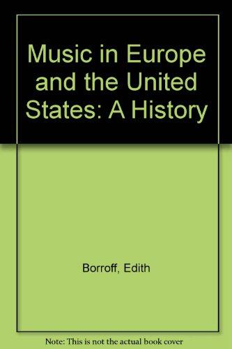 Book Music in Europe and the United States;: A history free