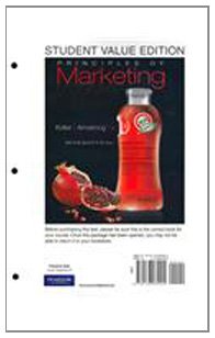 Book Principles of Marketing, Student Value Edition (13th Edition) free