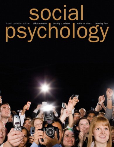 Book Social Psychology, Fourth Canadian Edition with MyPsychLab (4th Edition) free